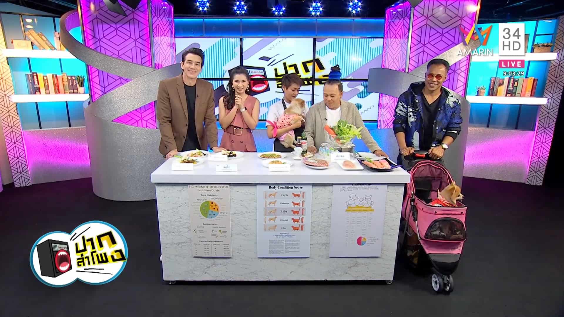 อาหารสุนัข อาหารน้องหมา เพื่อสุขภาพ จากครัว Coffee & Puppy ® 10 Coffee & Puppy On TV: รายการ ปากลำโพง Amarin TV HD 34